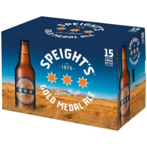 Picture of Speights Gold 15pk Btls 330ml